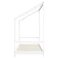 Cadre de lit pour enfants blanc 80x200 cm bois de pin massif