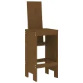 Tabourets 2 pcs marron miel 40x42x120 cm bois massif de pin