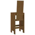 Tabourets 2 pcs marron miel 40x42x120 cm bois massif de pin