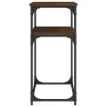 Table console chêne marron 100x35,5x75 cm bois d'ingénierie