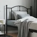Tête de lit métal noir 100 cm