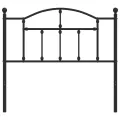 Tête de lit métal noir 100 cm