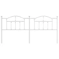 Tête de lit métal blanc 200 cm