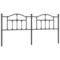 Tête de lit métal noir 200 cm