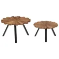 Tables basses 2 pcs Bois de récupération massif