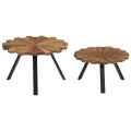 Tables basses 2 pcs Bois de récupération massif