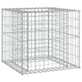 Banc de jardin avec panier en gabion bois massif de pin
