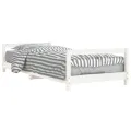 Cadre de lit pour enfants blanc 80x200 cm bois de pin massif
