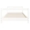 Cadre de lit pour enfants blanc 80x200 cm bois de pin massif