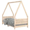 Cadre de lit pour enfant 80x160 cm bois de pin massif