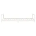Cadre de lit pour enfants blanc 90x190 cm bois de pin massif