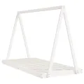 Cadre de lit pour enfants blanc 90x200 cm bois de pin massif