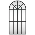 Miroir mural noir 30x60 cm arche fer