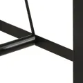 Table de bar 110x55x107 cm bois massif d'acacia et fer