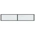 Table console Marbre blanc 180x35x75,5 cm Verre trempé