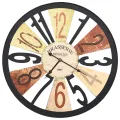 Horloge murale Métal 60 cm Multicolore