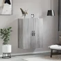 Armoire murale sonoma gris 69,5x34x90 cm bois d'ingénierie
