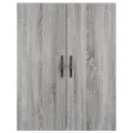 Armoire murale sonoma gris 69,5x34x90 cm bois d'ingénierie