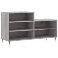 Armoire à chaussures Sonoma gris 102x36x60 cm Bois d'ingénierie
