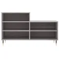 Armoire à chaussures Sonoma gris 102x36x60 cm Bois d'ingénierie