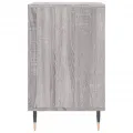 Armoire à chaussures Sonoma gris 102x36x60 cm Bois d'ingénierie