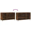Armoire à chaussures Chêne fumé 102x36x60 cm Bois d'ingénierie