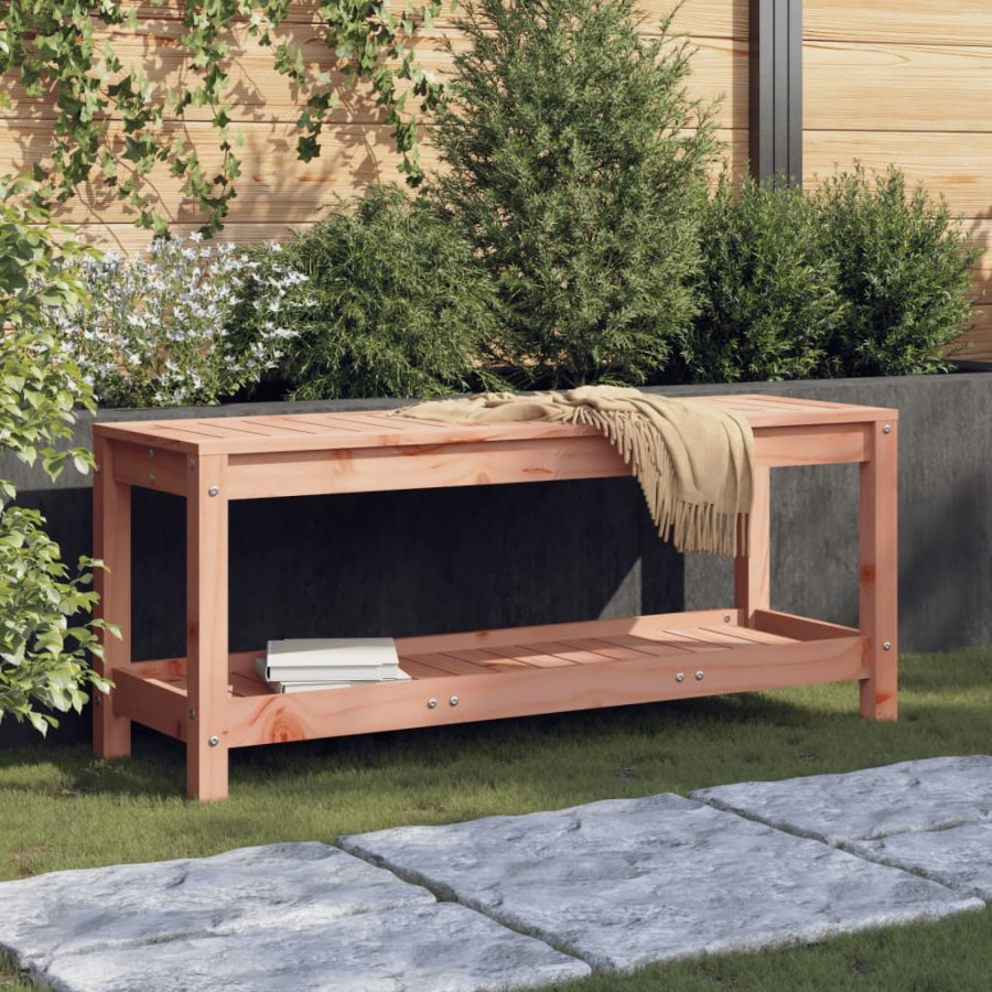 Banc de jardin 108x35x45 cm bois massif Douglas