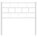 Tête de lit métal blanc 100 cm