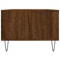 Table basse Chêne marron 90x50x36,5 cm Bois d'ingénierie