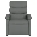 Fauteuil inclinable Gris foncé Tissu