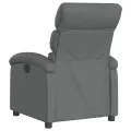 Fauteuil inclinable Gris foncé Tissu