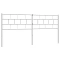 Tête de lit métal blanc 180 cm