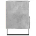 Tables de chevet 2 pcs gris béton 40x35x50 cm bois d’ingénierie