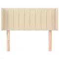Tête de lit avec oreilles Crème 83x16x78/88 cm Tissu