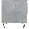 Tables basses 2 pcs gris béton 50x46x50 cm bois d'ingénierie