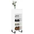 Armoire à chaussures Blanc 40x36x105 cm Bois d'ingénierie