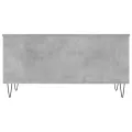 Table basse Gris béton 90x44,5x45 cm Bois d'ingénierie