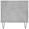 Table basse Gris béton 90x44,5x45 cm Bois d'ingénierie