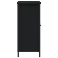 Buffet noir 100x33x75 cm bois d'ingénierie