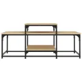 Table basse chêne sonoma 102x60x45 cm bois d'ingénierie