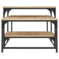 Table basse chêne sonoma 102x60x45 cm bois d'ingénierie