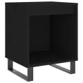 Tables de chevet 2 pcs noir 40x35x50 cm bois d’ingénierie