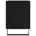 Tables de chevet 2 pcs noir 40x35x50 cm bois d’ingénierie