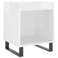 Tables de chevet 2 pcs blanc brillant 40x35x50 cm