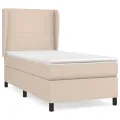 cadre de lit avec matelas Cappuccino 80x200 cm