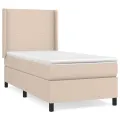 cadre de lit avec matelas Cappuccino 80x200 cm