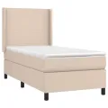 cadre de lit avec matelas Cappuccino 80x200 cm