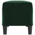 Banc Vert foncé 100x35x41 cm Velours
