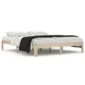 Cadre de lit Bois de pin massif 160x200 cm