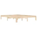 Cadre de lit Bois de pin massif 160x200 cm
